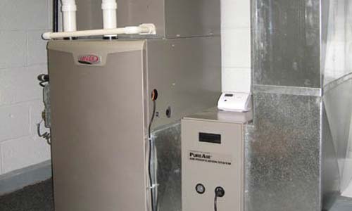 New efficient furnace installed
