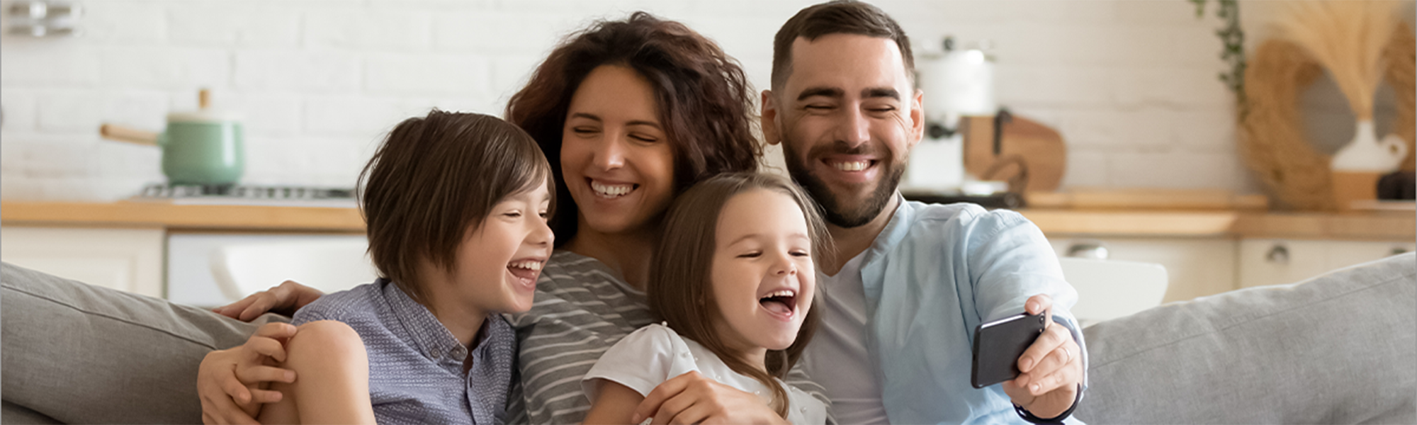 Family Enjoying Healthy Indoor Air